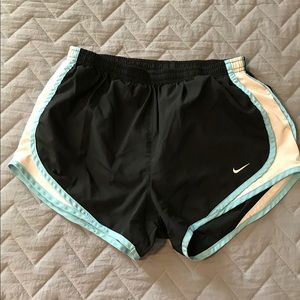 Black and Lt Blue Nike Shorts